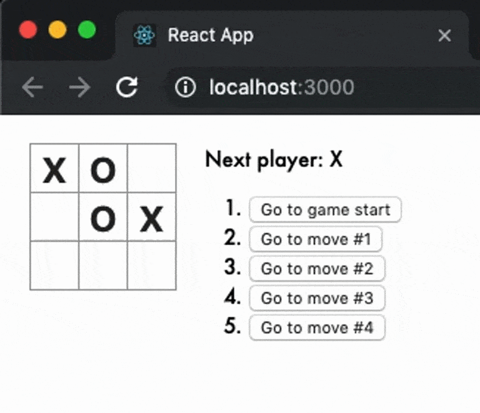 Tic tac toe loading a saved state