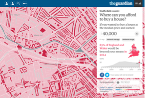 Unaffordable Country: Where can you afford to buy a house?, The Guardian